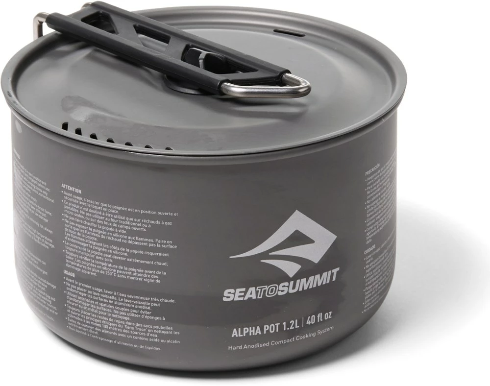 Sea to Summit Alpha Pot - 1.2 Liters - Aluminum 3 Sea to Summit Alpha Pot - 1.2 Liters - Aluminum