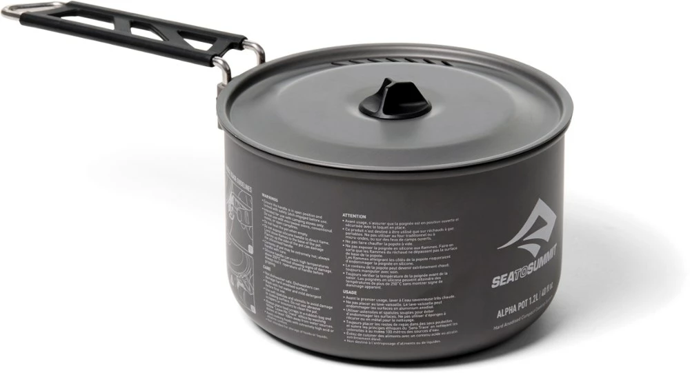 Sea to Summit Alpha Pot - 1.2 Liters - Aluminum 4 Sea to Summit Alpha Pot - 1.2 Liters - Aluminum - Image 2