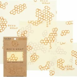 Bee's Wrap Honeycomb Print Wraps - Set of 3 - None