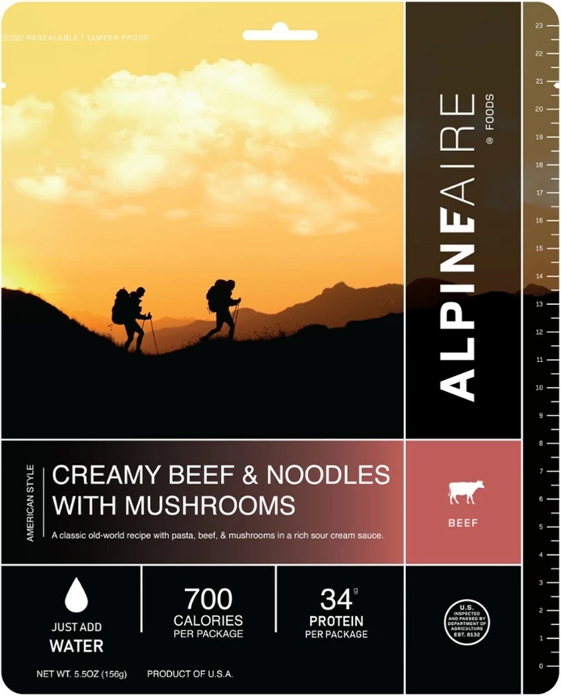 AlpineAire Foods Creamy Beef & Noodles - 1 Serving - None 3 AlpineAire Foods Creamy Beef & Noodles - 1 Serving - None