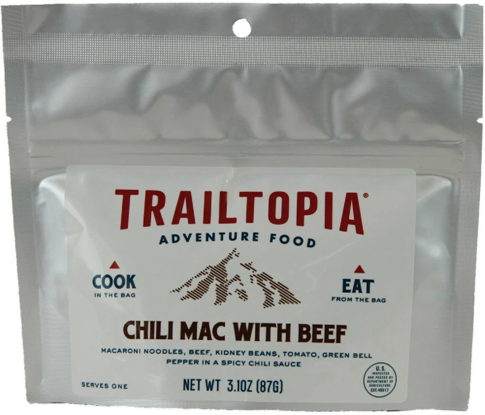 Trailtopia Chili Mac with Beef - 1 Serving - None 3 Trailtopia Chili Mac with Beef - 1 Serving - None