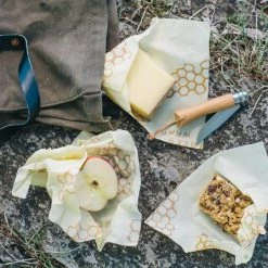 Bee's Wrap Honeycomb Print Wraps - Set of 3 - None 19 Bee's Wrap Honeycomb Print Wraps - Set of 3 - None -Camp Kitchen Sales Store 153bade2 e05d 4517 8424 cb96419ed5df