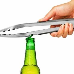 OXO Stainless-Steel 10.5" Tongs with Bottle Opener - None -Camp Kitchen Sales Store 1bff99bb 1861 411a 876c 790d9e60573a