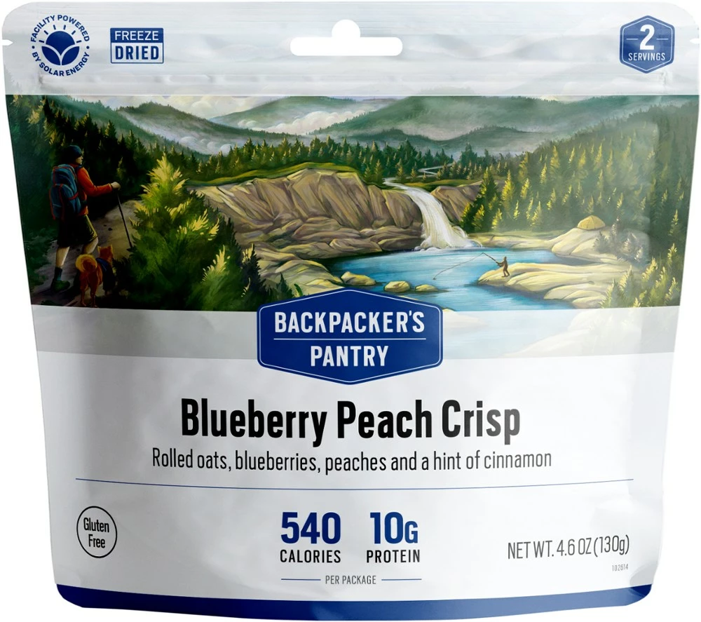 Backpacker's Pantry Blueberry Peach Crisp - 2 Servings 3 Backpacker's Pantry Blueberry Peach Crisp - 2 Servings