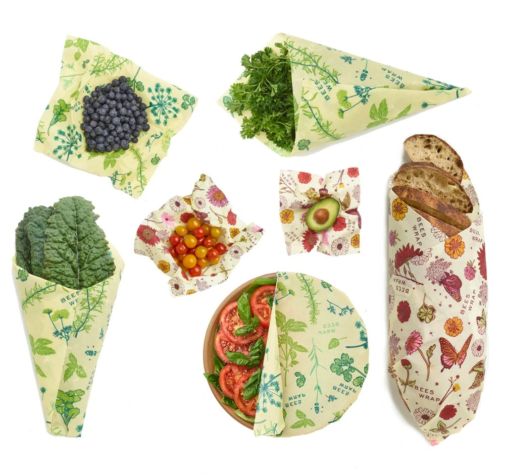 Bee's Wrap Assorted Plant-Based Wraps - Set of 7 - None 4 Bee's Wrap Assorted Plant-Based Wraps - Set of 7 - None - Image 2