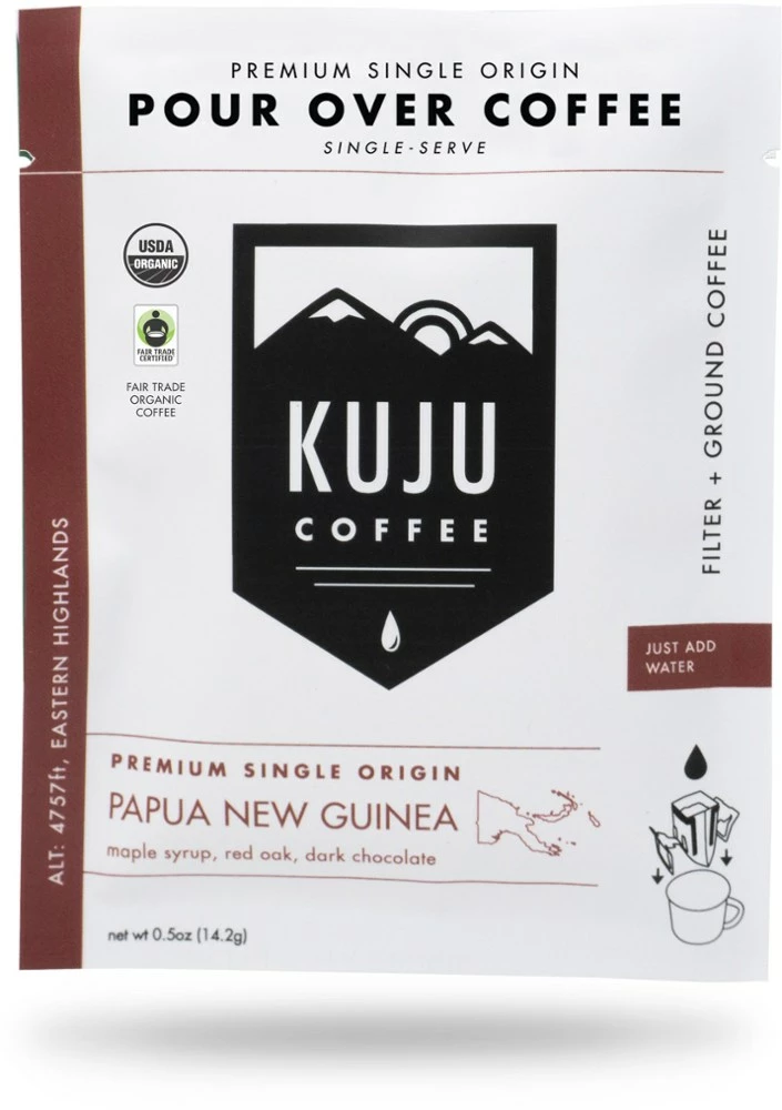 Kuju Coffee Single Origin Single-Serve Pour Over Coffee - Package of 6 5 Kuju Coffee Single Origin Single-Serve Pour Over Coffee - Package of 6 - Image 3