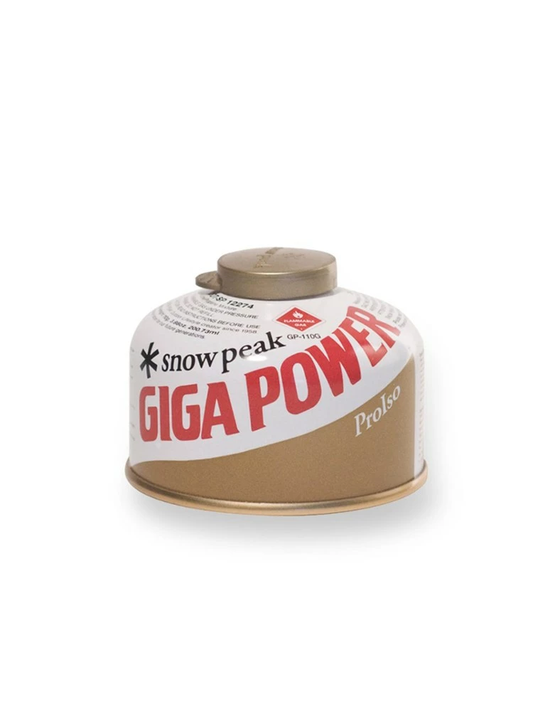 Snow Peak GigaPower 110 Gold Fuel Canister - 110g - None 3 Snow Peak GigaPower 110 Gold Fuel Canister - 110g - None