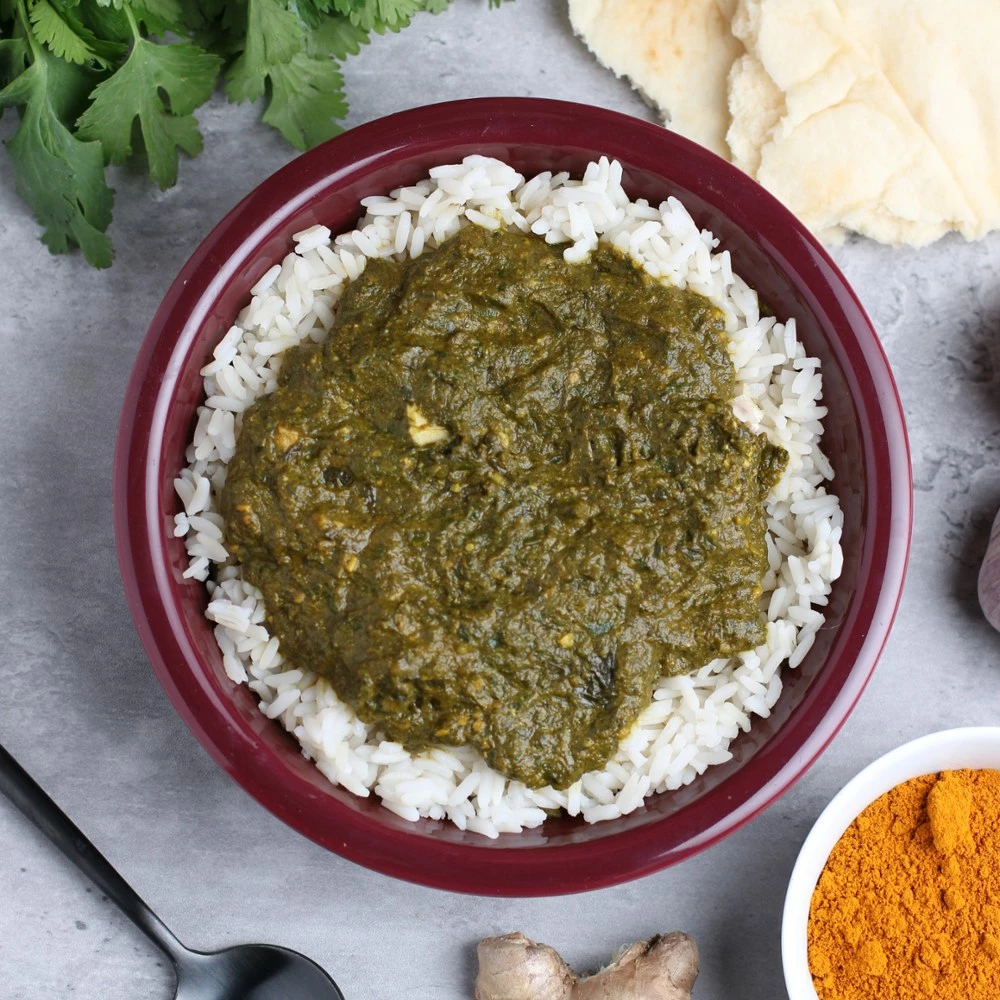 Heather's Choice Spinach Curry with Chicken and Rice - 1 Serving - None 5 Heather's Choice Spinach Curry with Chicken and Rice - 1 Serving - None - Image 3