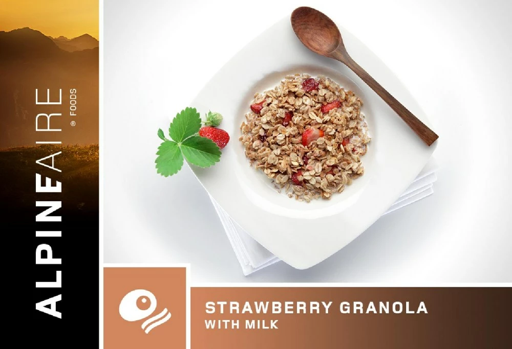 AlpineAire Foods Strawberry Granola with Milk - None 4 AlpineAire Foods Strawberry Granola with Milk - None - Image 2