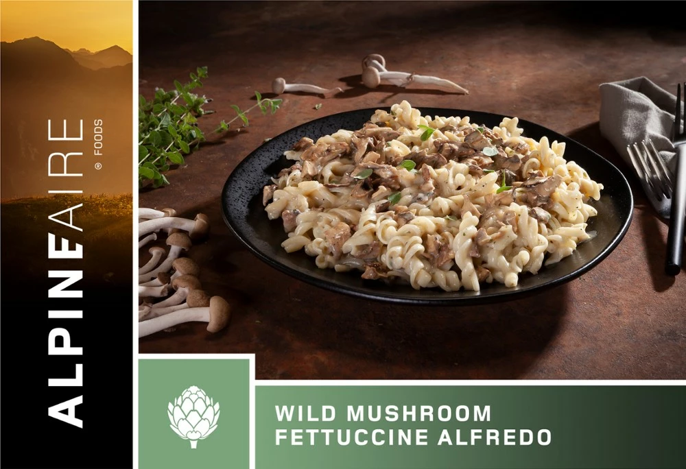 AlpineAire Foods Wild Mushroom Fettuccine Alfredo - 1 Serving 5 AlpineAire Foods Wild Mushroom Fettuccine Alfredo - 1 Serving - Image 3