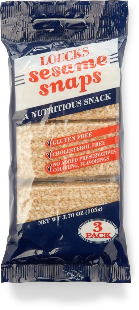 Loucks Sesame Snaps - Package of 3 - None 3 Loucks Sesame Snaps - Package of 3 - None