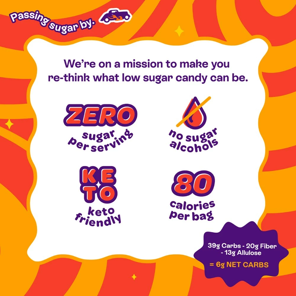 JOYRIDE Zero Sugar Peachy Mango Rings - Assorted 4 JOYRIDE Zero Sugar Peachy Mango Rings - Assorted - Image 2