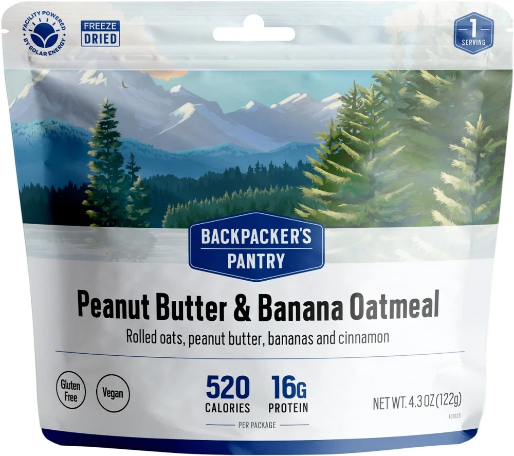 Backpacker's Pantry Peanut Butter Banana Oatmeal - 1 Serving - None 3 Backpacker's Pantry Peanut Butter Banana Oatmeal - 1 Serving - None
