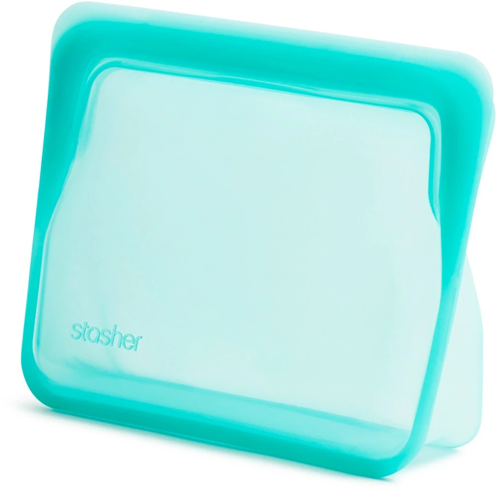 Stasher Stand-Up Stasher Bag - 28 fl. oz. - Aqua 3 Stasher Stand-Up Stasher Bag - 28 fl. oz. - Aqua