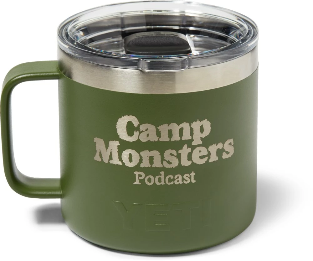 YETI Rambler Camp Monsters Mug - 14 fl. oz. - Highlands Olive 3 YETI Rambler Camp Monsters Mug - 14 fl. oz. - Highlands Olive