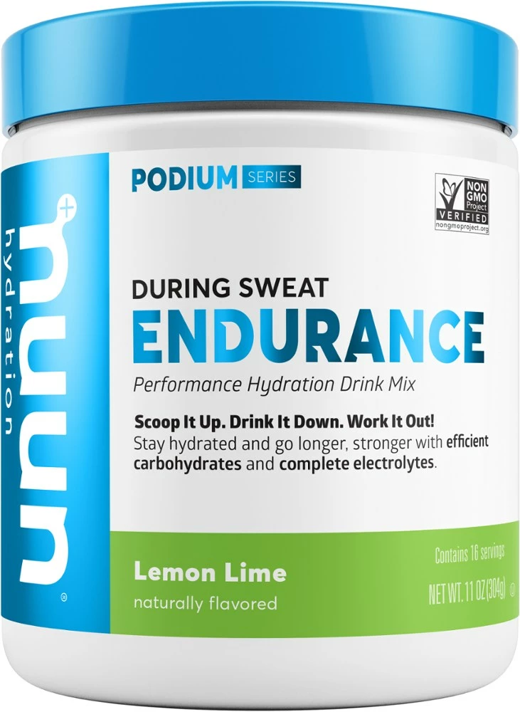 NUUN Endurance Hydration Drink Mix - 16 Servings - Lemon Lime 3 NUUN Endurance Hydration Drink Mix - 16 Servings - Lemon Lime
