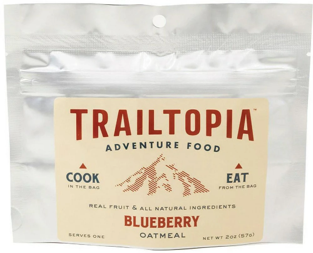 Trailtopia Blueberry Oatmeal - 1 Serving - None 3 Trailtopia Blueberry Oatmeal - 1 Serving - None