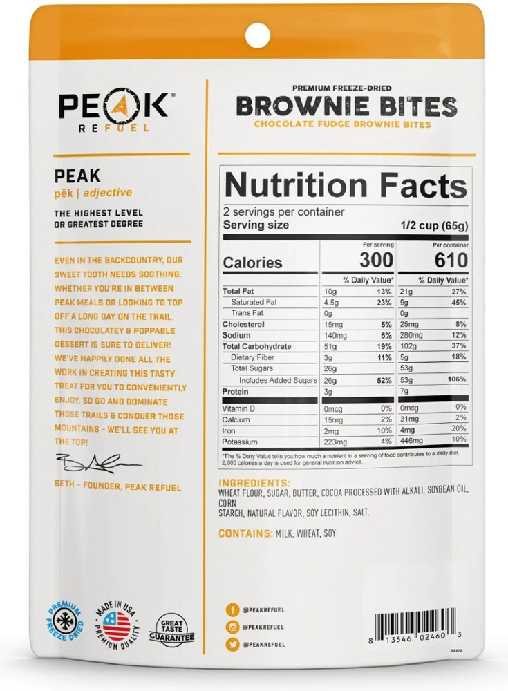 PEAK REFUEL Fudge Brownie Bites 4 PEAK REFUEL Fudge Brownie Bites - Image 2