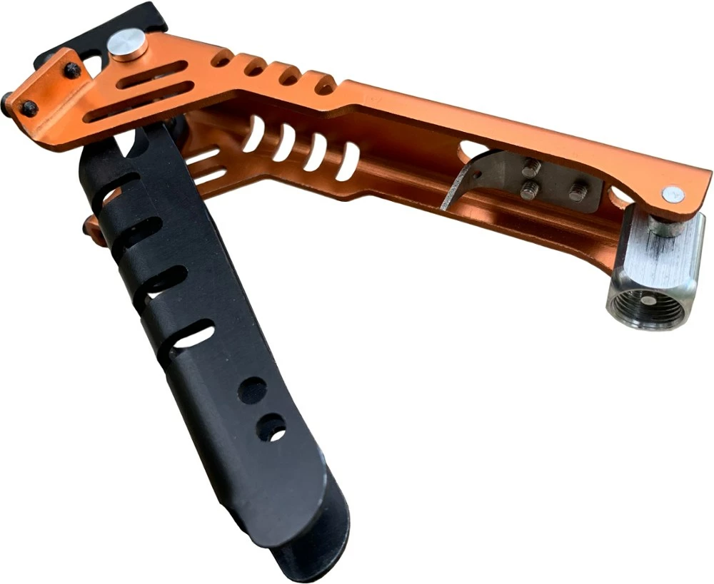 outdoor element Handled Pot Gripper and Fuel Canister Recycle Tool - Orange/Black 4 outdoor element Handled Pot Gripper and Fuel Canister Recycle Tool - Orange/Black - Image 2