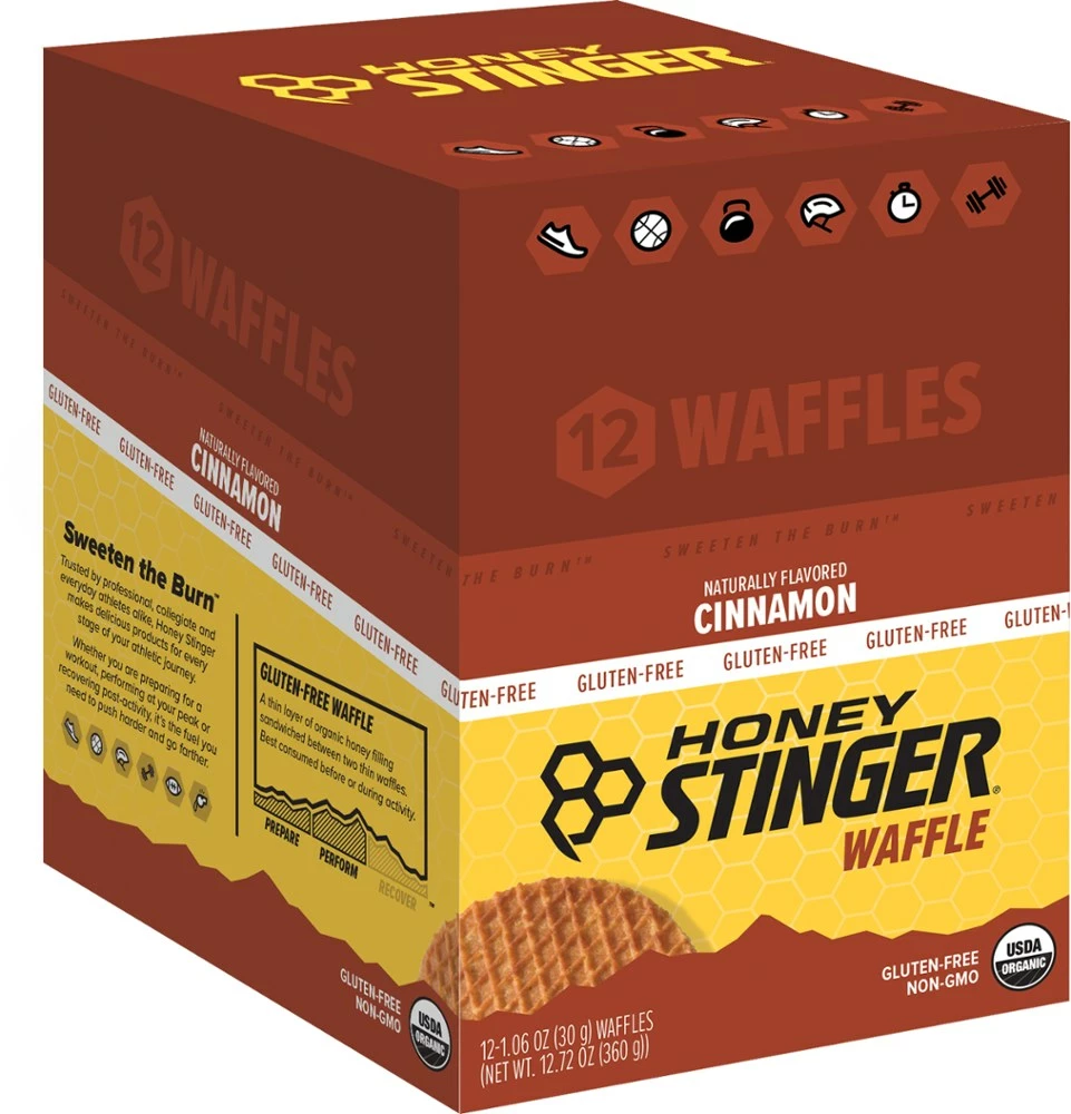 Honey Stinger Gluten-Free Waffle - Cinnamon 4 Honey Stinger Gluten-Free Waffle - Cinnamon - Image 2