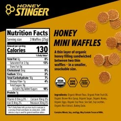 Honey Stinger Mini Waffles 12 Honey Stinger Mini Waffles -Camp Kitchen Sales Store 52526597 d873 42ae 8bba 1b4a5739be07