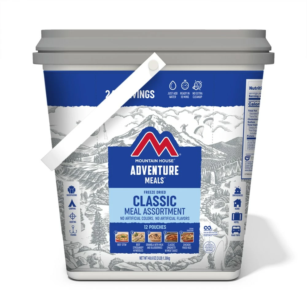 Mountain House Classic Meal Assortment Bucket - None 4 Mountain House Classic Meal Assortment Bucket - None - Image 2