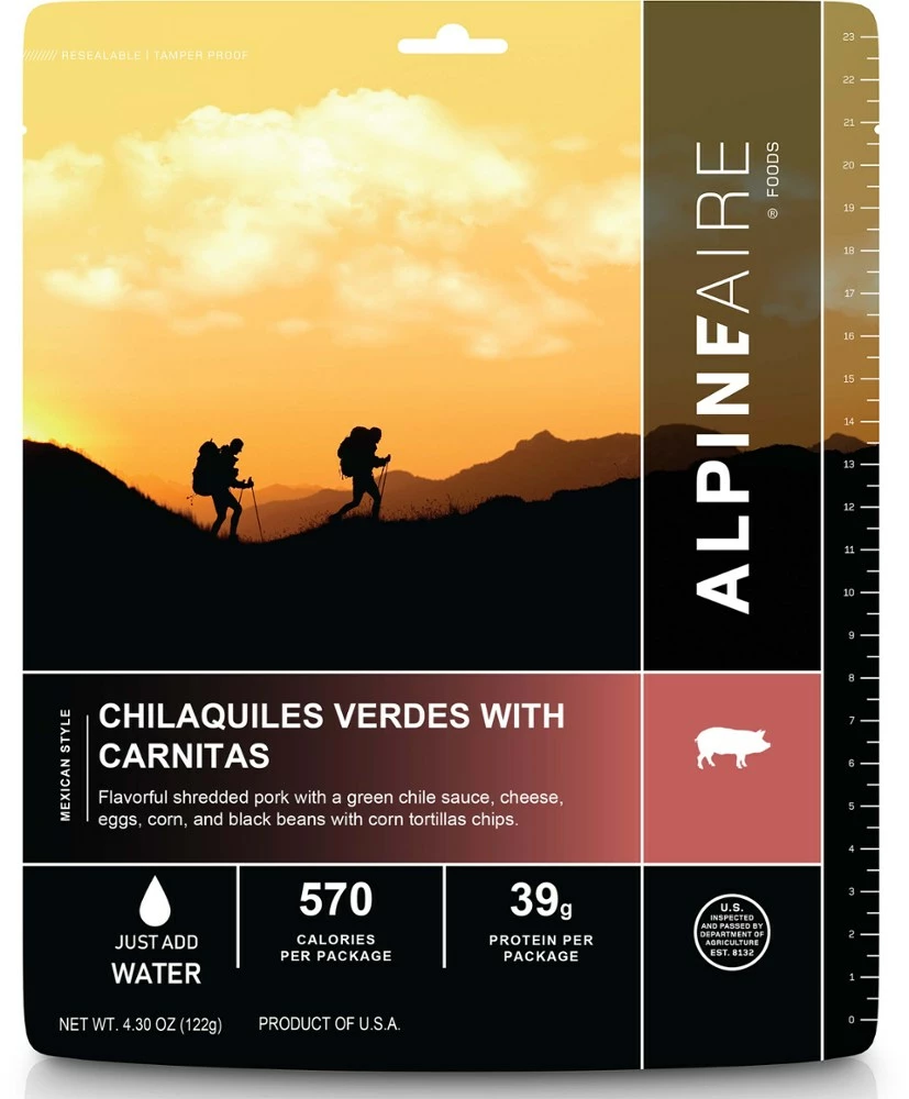 AlpineAire Foods Chilaquiles Verdes with Carnitas - 1 Serving - None 3 AlpineAire Foods Chilaquiles Verdes with Carnitas - 1 Serving - None