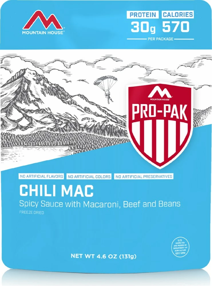 Mountain House Chili Mac Pro-Pak - 1 Serving 3 Mountain House Chili Mac Pro-Pak - 1 Serving
