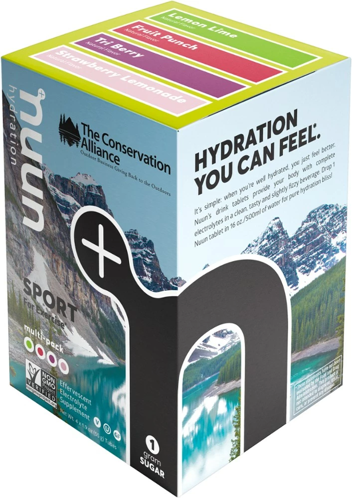 NUUN Sport Conservation Alliance Hydration Tablets - Package of 4 - Assorted 5 NUUN Sport Conservation Alliance Hydration Tablets - Package of 4 - Assorted - Image 3