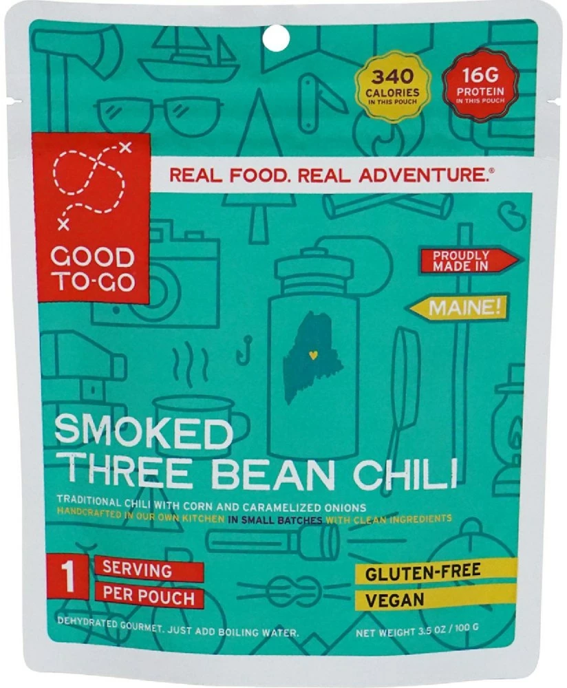 GOOD TO-GO Smoked Three Bean Chili - Single Serving - None 3 GOOD TO-GO Smoked Three Bean Chili - Single Serving - None