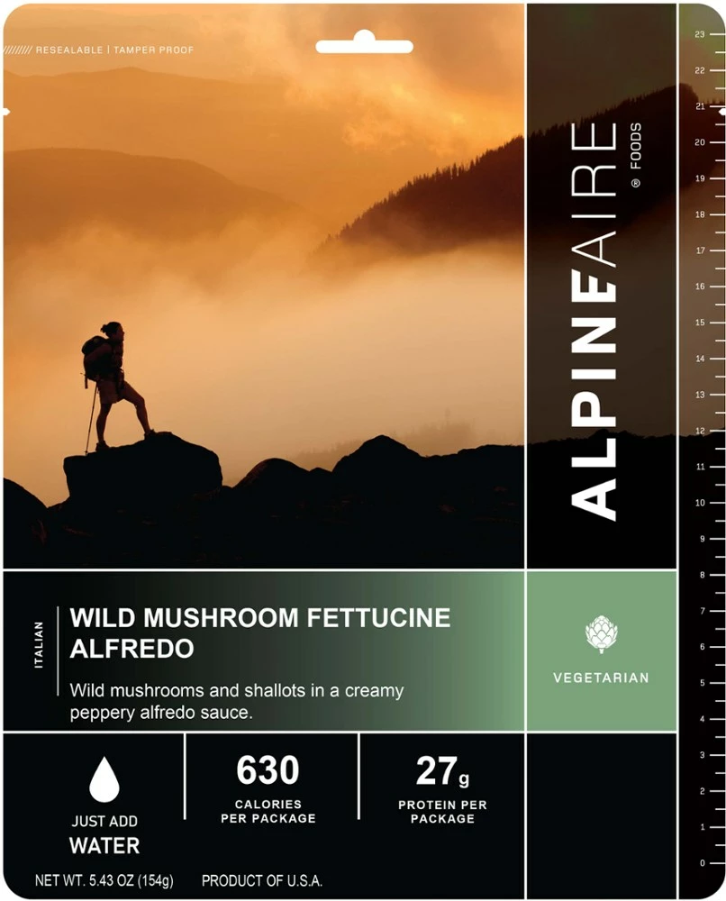 AlpineAire Foods Wild Mushroom Fettuccine Alfredo - 1 Serving 3 AlpineAire Foods Wild Mushroom Fettuccine Alfredo - 1 Serving