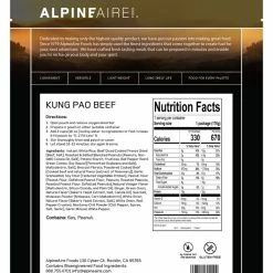 AlpineAire Foods Kung Pao Beef - 1 Serving - None 7 AlpineAire Foods Kung Pao Beef - 1 Serving - None -Camp Kitchen Sales Store 69477213 17cd 415c 9b3e e08632b28237