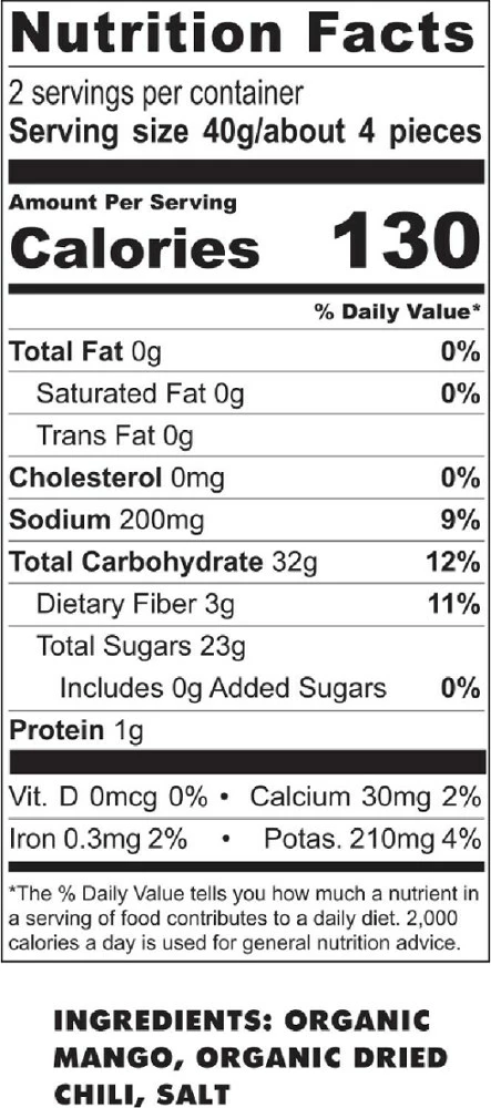 SOLELY Organic Dried Mango Strips with Chili and Salt 5 SOLELY Organic Dried Mango Strips with Chili and Salt - Image 3
