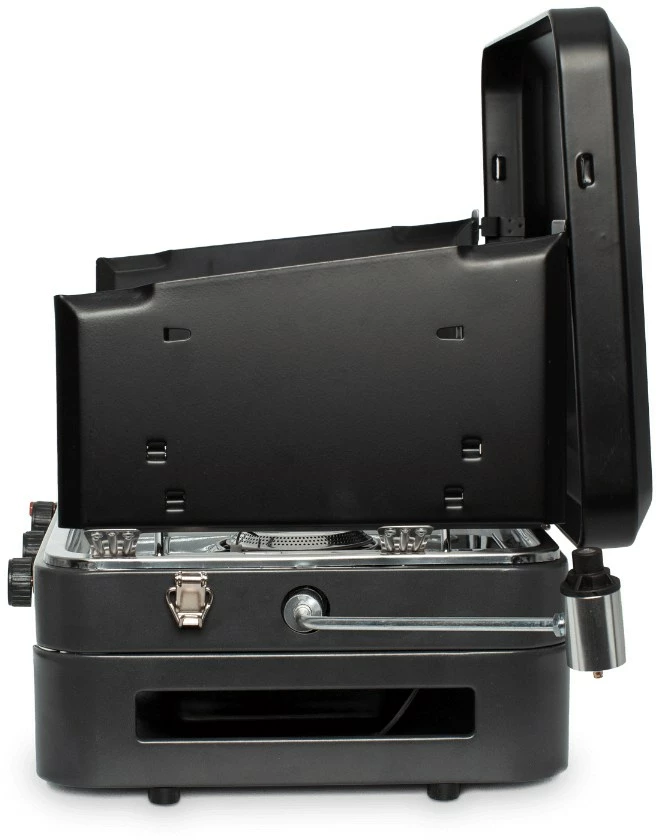 Zempire 2-Burner Deluxe & Grill High-Pressure Camping Stove - Black/Gray 6 Zempire 2-Burner Deluxe & Grill High-Pressure Camping Stove - Black/Gray - Image 4