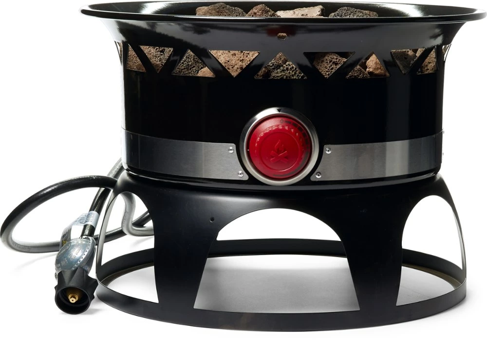 Camp Chef Redwood Gas Fire Pit with Lid and Heat-Dispersing Lava Rocks 4 Camp Chef Redwood Gas Fire Pit with Lid and Heat-Dispersing Lava Rocks - Image 2