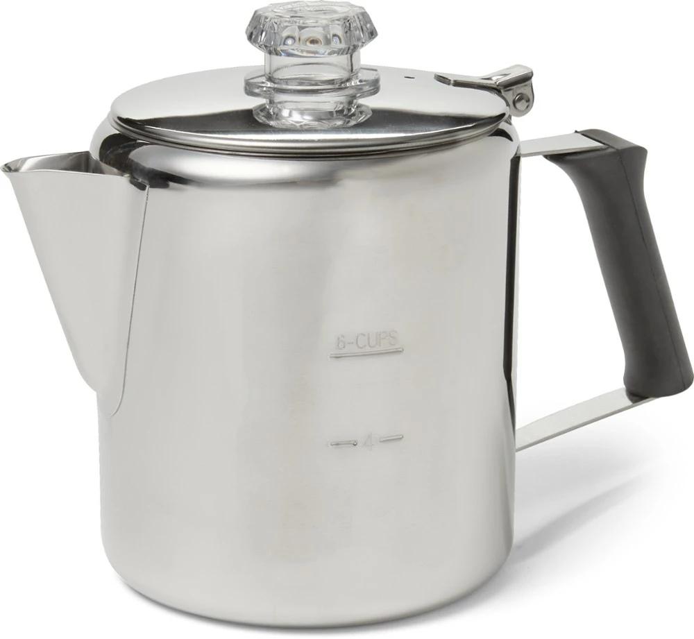 GSI Outdoors Glacier Stainless Steel 6-Cup Percolator 3 GSI Outdoors Glacier Stainless Steel 6-Cup Percolator