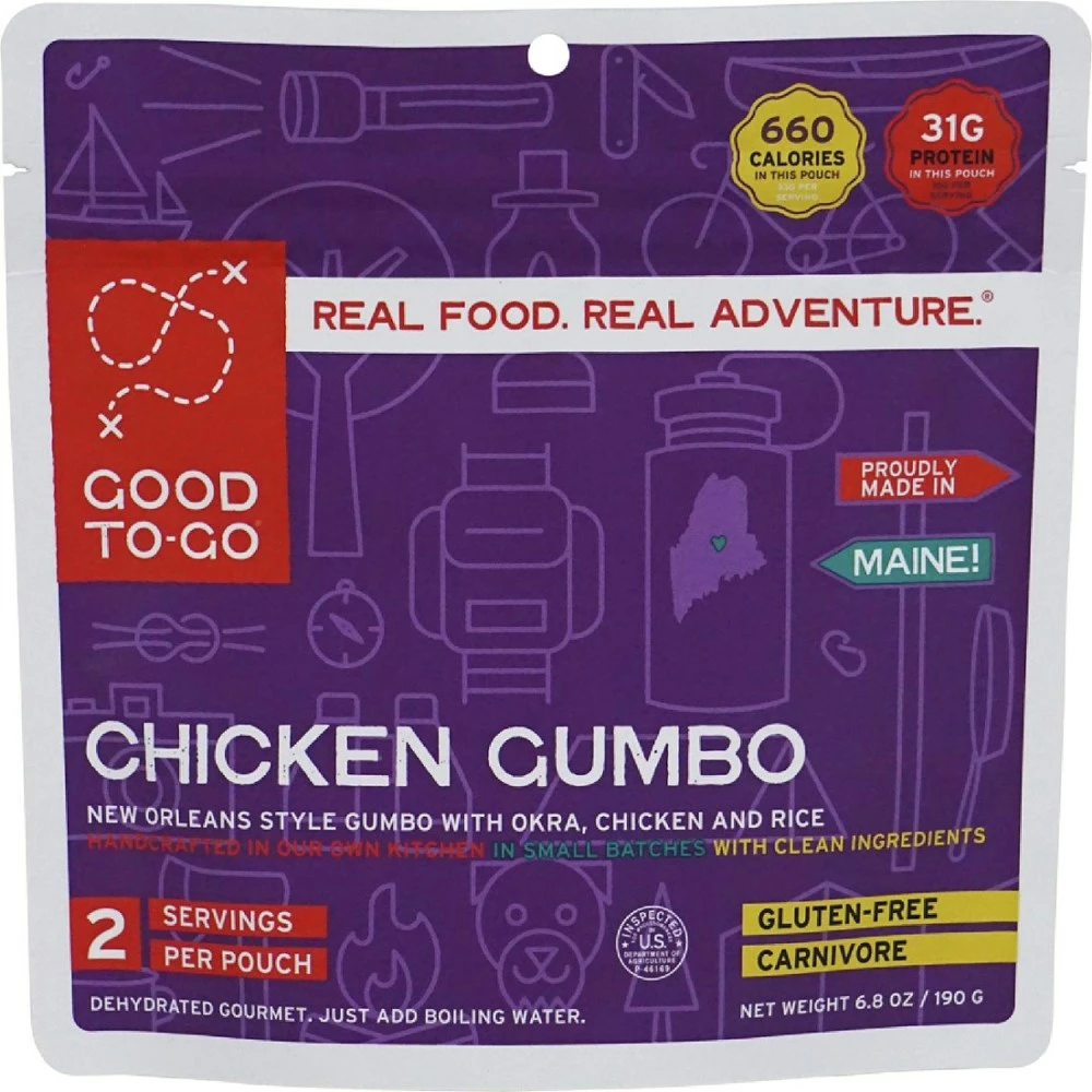 GOOD TO-GO Double Chicken Gumbo - 2 Servings - None 3 GOOD TO-GO Double Chicken Gumbo - 2 Servings - None