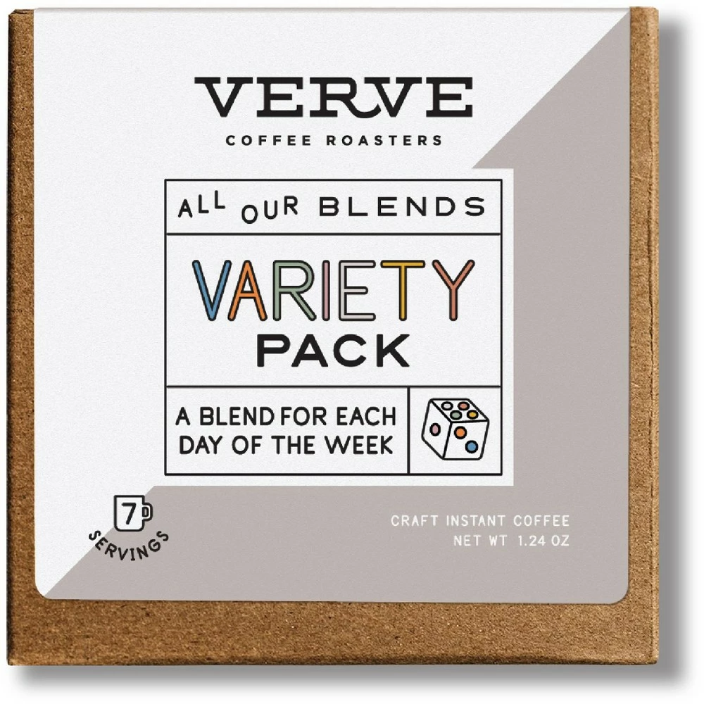 Verve Instant Craft Coffee Sampler - Package of 7 - Assorted 3 Verve Instant Craft Coffee Sampler - Package of 7 - Assorted