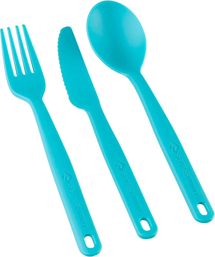 Sea to Summit Camp Cutlery 3-Piece Set - Pacific Blue 3 Sea to Summit Camp Cutlery 3-Piece Set - Pacific Blue