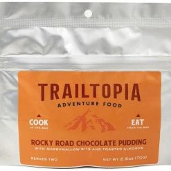 Trailtopia Rocky Road Chocolate Pudding - 2 Servings - None
