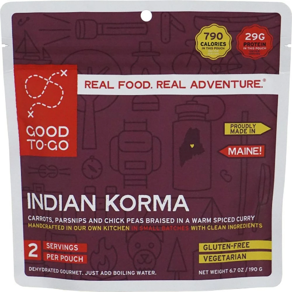 GOOD TO-GO Indian Vegetable Korma - 2 Servings - None 3 GOOD TO-GO Indian Vegetable Korma - 2 Servings - None