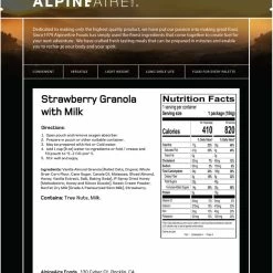 AlpineAire Foods Strawberry Granola with Milk - None 7 AlpineAire Foods Strawberry Granola with Milk - None -Camp Kitchen Sales Store a54691ca 6fcc 4c8b a02d 99abc2d693b4