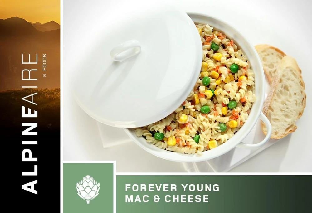 AlpineAire Foods Forever Young Mac & Cheese - 1 Serving 4 AlpineAire Foods Forever Young Mac & Cheese - 1 Serving - Image 2
