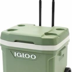 Igloo ECOCOOL Roller Cooler - 60 qts. - Sage Green -Camp Kitchen Sales Store a64b60c0 913c 4c92 842e 9dd9f2d77642