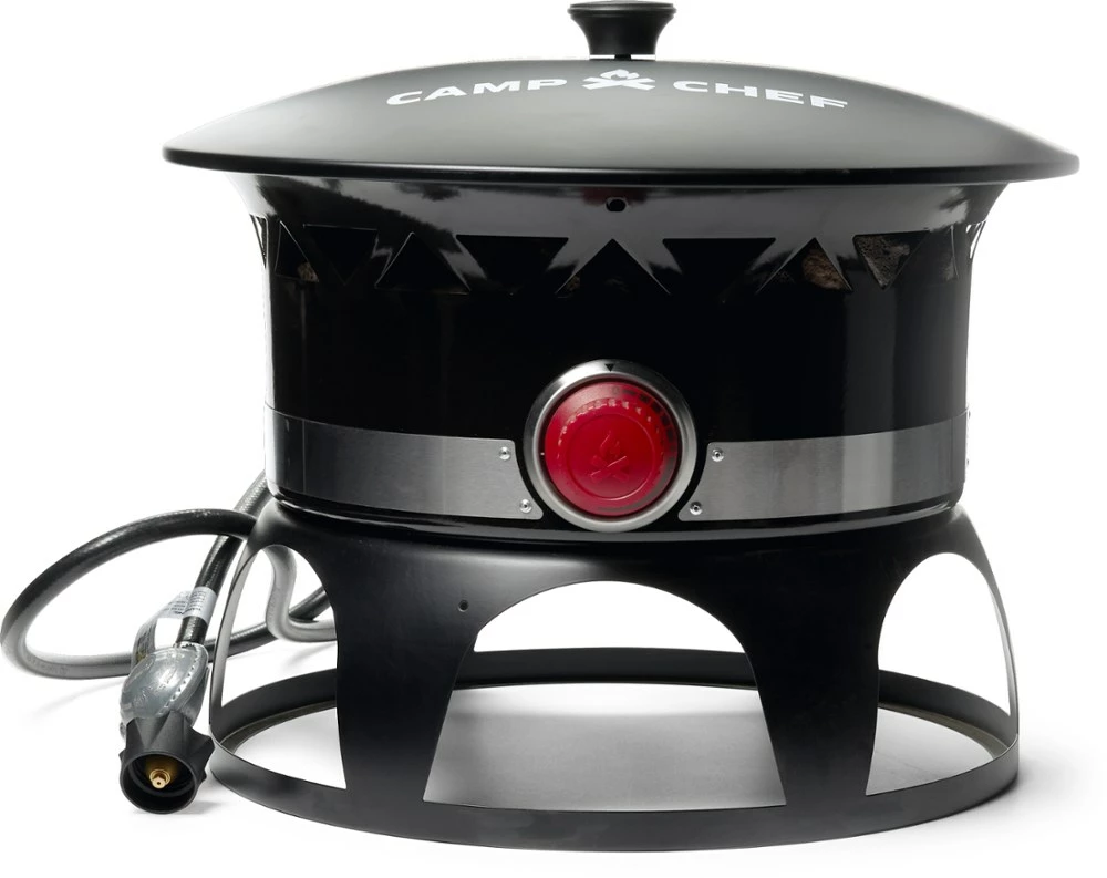 Camp Chef Redwood Gas Fire Pit with Lid and Heat-Dispersing Lava Rocks 3 Camp Chef Redwood Gas Fire Pit with Lid and Heat-Dispersing Lava Rocks