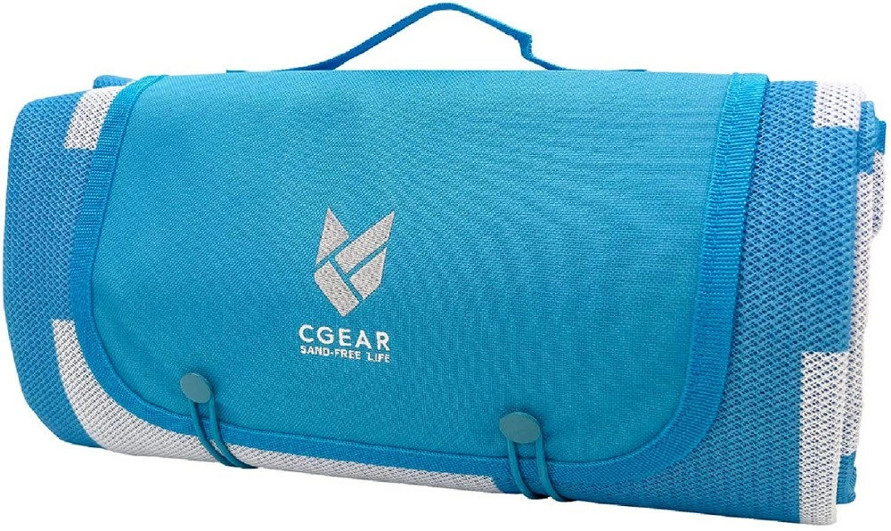 CGear Multimats Sand-Free Picnic Mat - Blue Check 3 CGear Multimats Sand-Free Picnic Mat - Blue Check