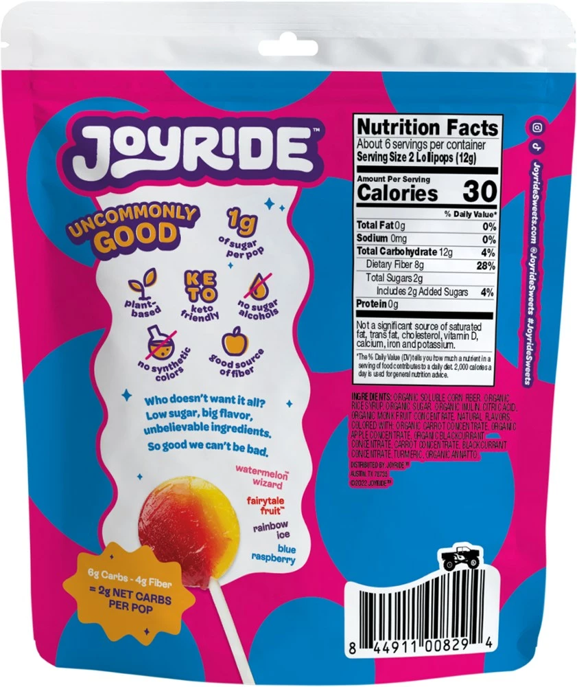 JOYRIDE Golly Lolli's - 12 Count - Assorted 4 JOYRIDE Golly Lolli's - 12 Count - Assorted - Image 2