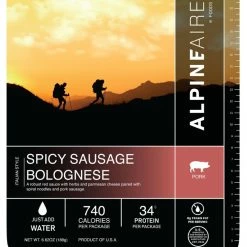 AlpineAire Foods Spicy Pasta Bolognese - 1 Serving - None