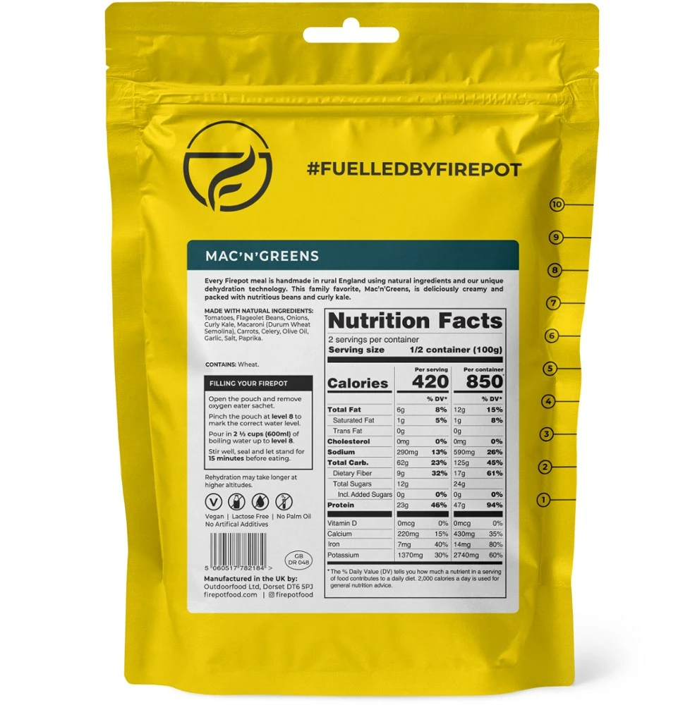 Firepot Mac 'n' Greens - 2 Servings - None 4 Firepot Mac 'n' Greens - 2 Servings - None - Image 2