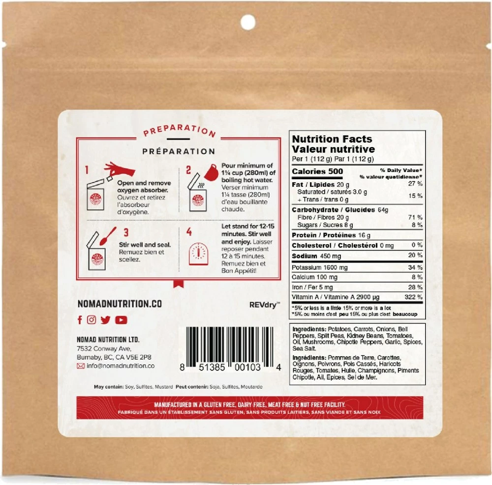 Nomad Nutrition Hungarian Goulash - 1 Serving 4 Nomad Nutrition Hungarian Goulash - 1 Serving - Image 2